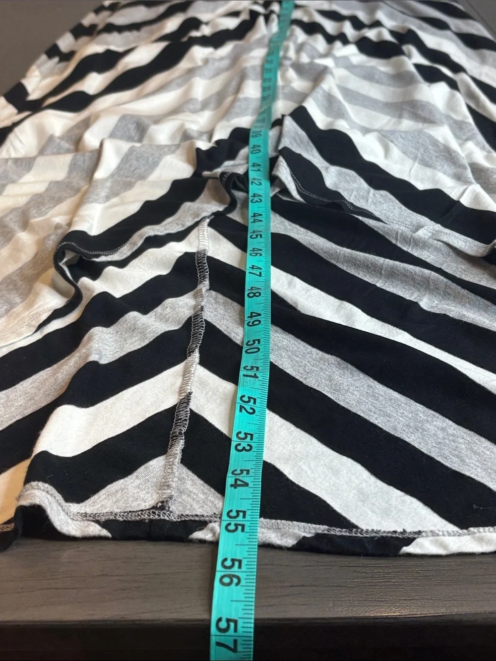 🤍Chico's Black White Chevron Stripe Maxi Dress Size 3 XL Sleeveless Stretch 🤍